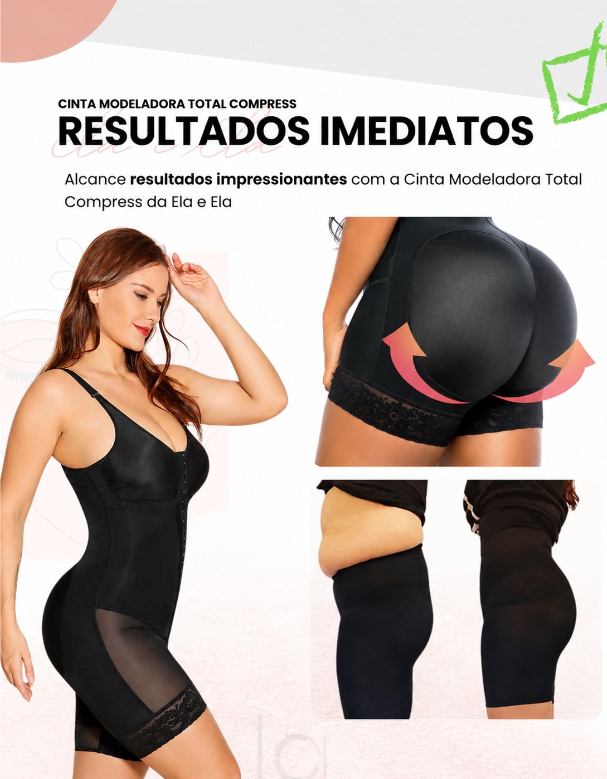 Cinta Modeladora de Alta Compreesão Total Compress