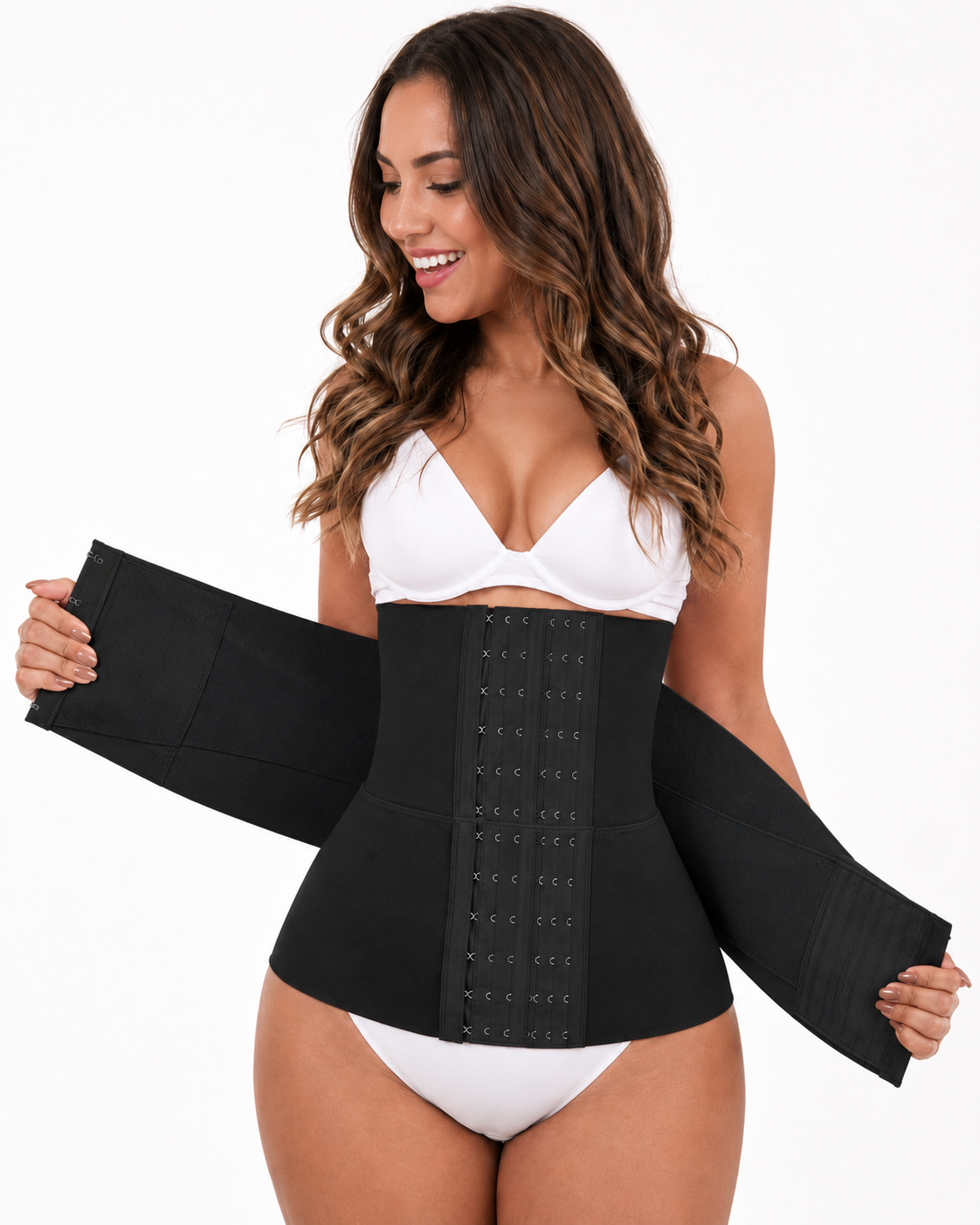 Cinta Modeladora Redutora de Medidas Double Belt Compressão em Dobro