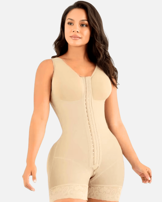 Cinta Modeladora Alta Compressão Max Compress 2.0 Gold - Ela e Ela - Cintas Modeladoras