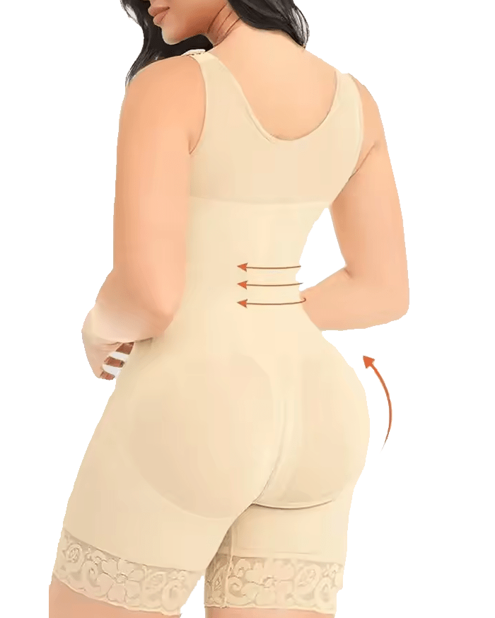 Cinta Modeladora Alta Compressão Max Compress 2.0 Gold - Ela e Ela - Cintas Modeladoras