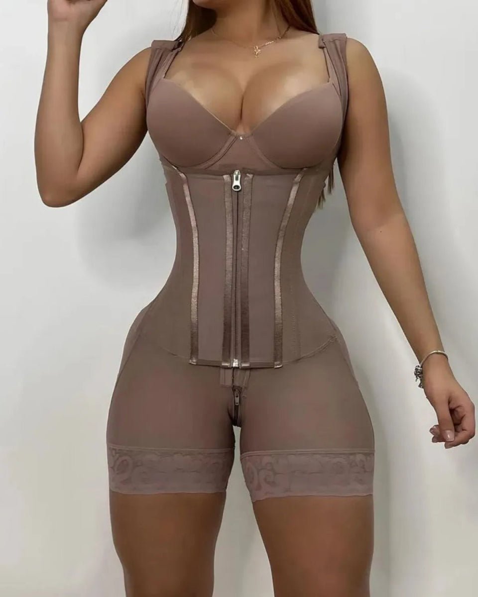 Cinta Modeladora Body Alta Compressão em Dobro Master Compress - Ela e Ela - Cintas Modeladoras