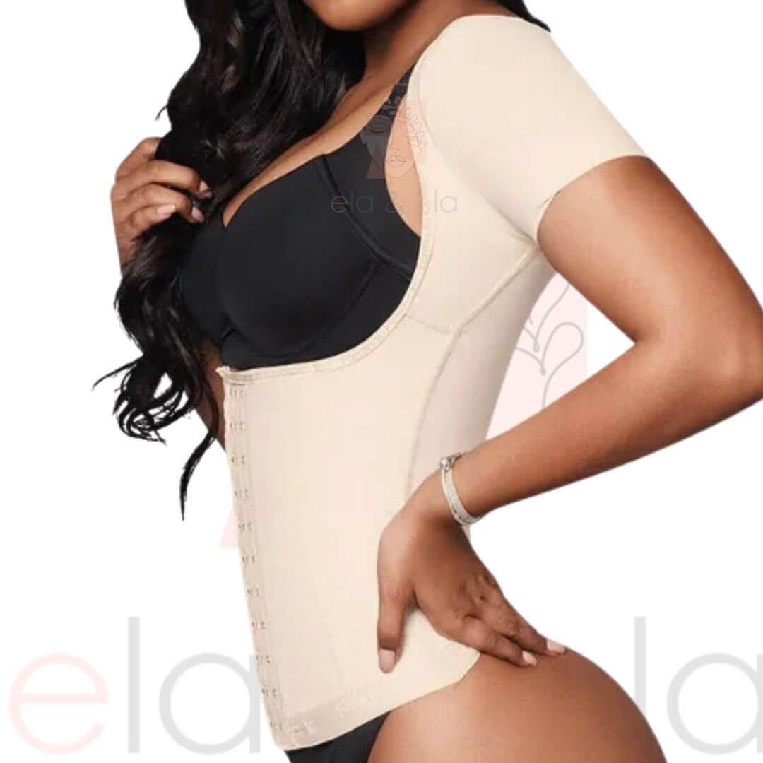 Cinta Modeladora Camiseta para Uso Diário de Alta Compressão Day Compress - Ela e Ela - Cintas Modeladoras