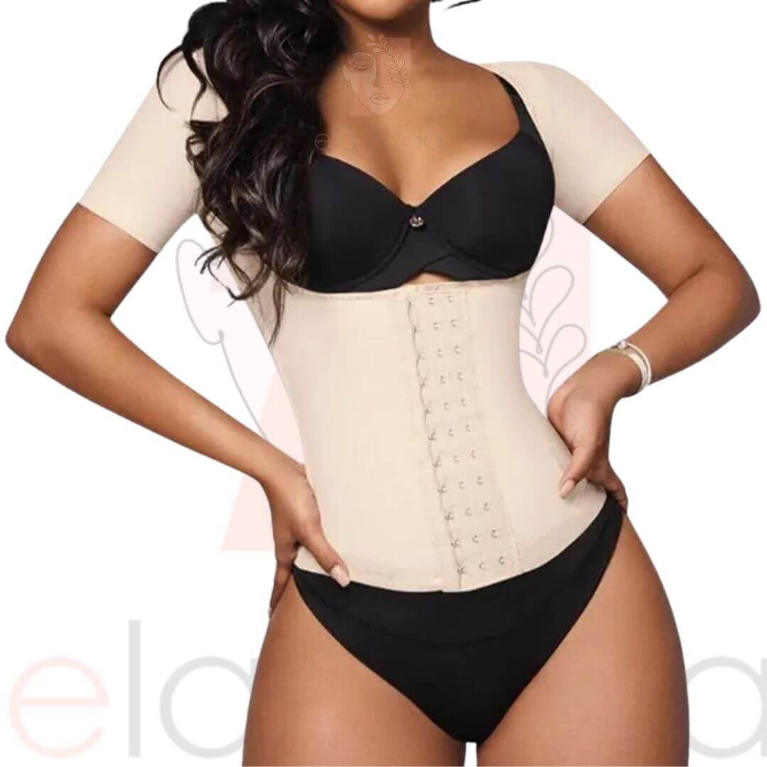 Cinta Modeladora Camiseta para Uso Diário de Alta Compressão Day Compress - Ela e Ela - Cintas Modeladoras