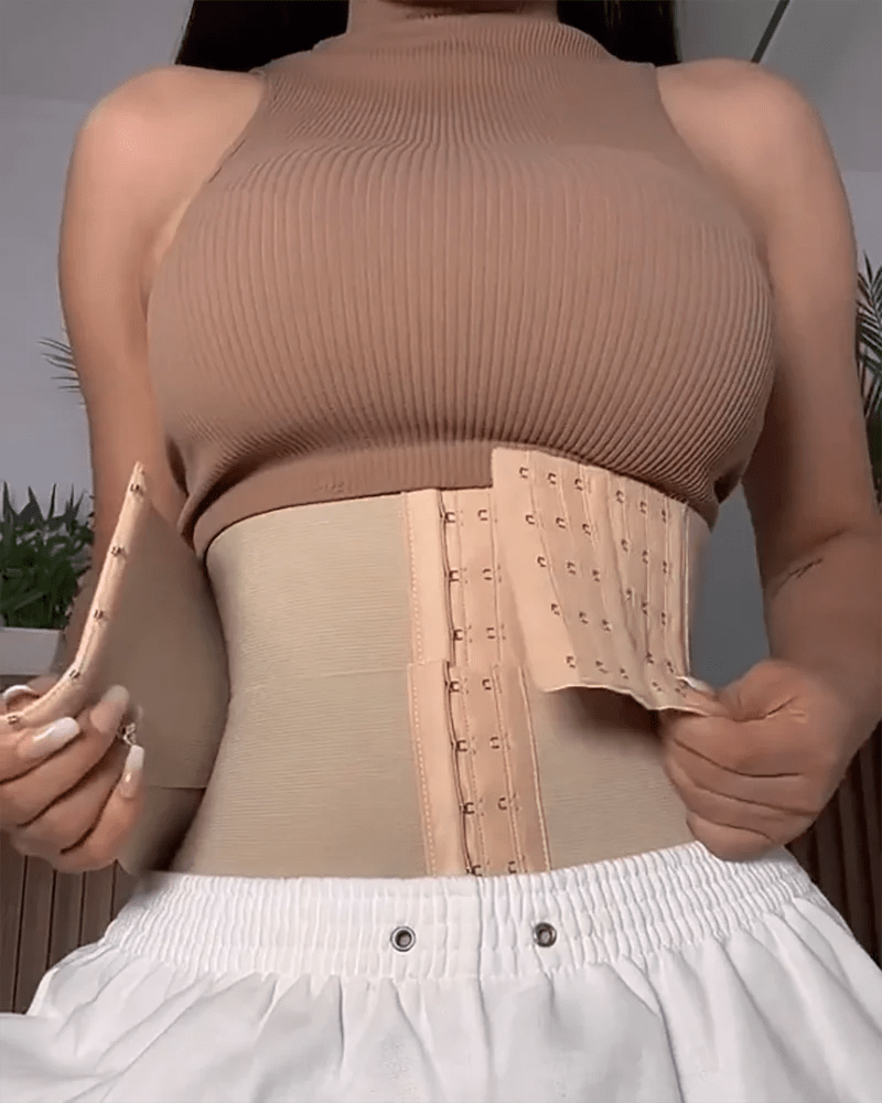 Cinta Modeladora Redutora de Medidas Double Belt Compressão em Dobro - Ela e Ela - Cintas Modeladoras