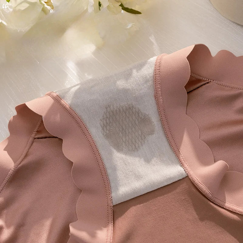 KIT 3 Calcinhas de Seda Premium Antibacteriana sem Costura - Ela e Ela - Cintas Modeladoras