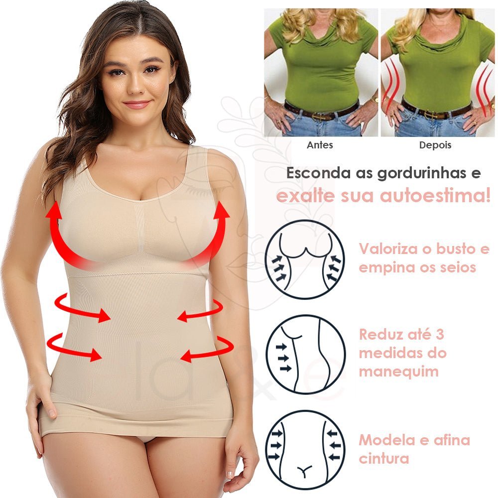 Regata Modeladora Redutora de Medidas - MaxShape - Ela e Ela - Cintas Modeladoras
