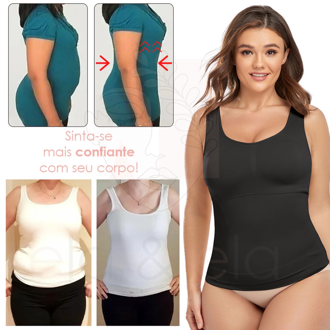 Regata Modeladora Redutora de Medidas - MaxShape - Ela e Ela - Cintas Modeladoras