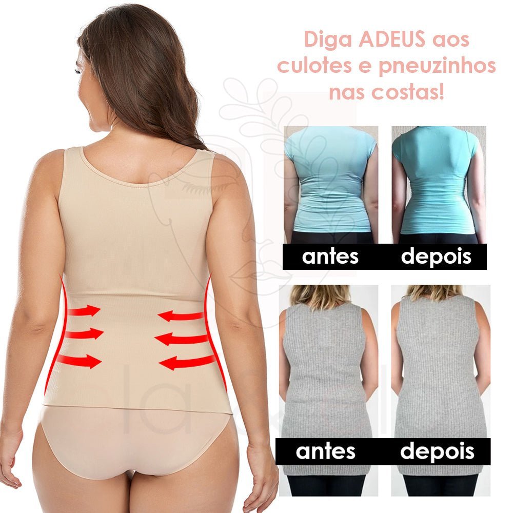 Regata Modeladora Redutora de Medidas - MaxShape - Ela e Ela - Cintas Modeladoras