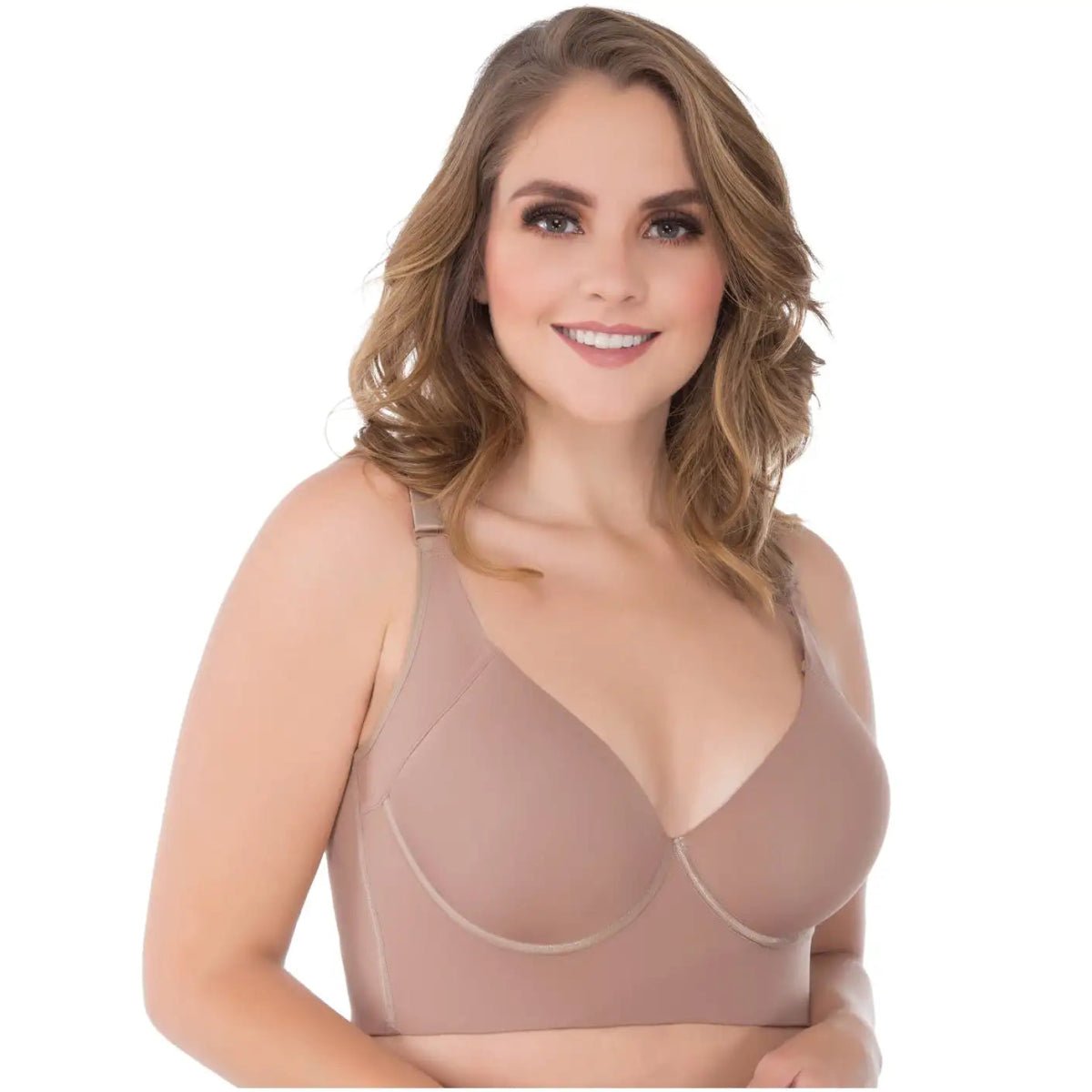 Sutiã Modelador Reforçado Esconde Culote Ajustável - Ela e Ela - Cintas Modeladoras