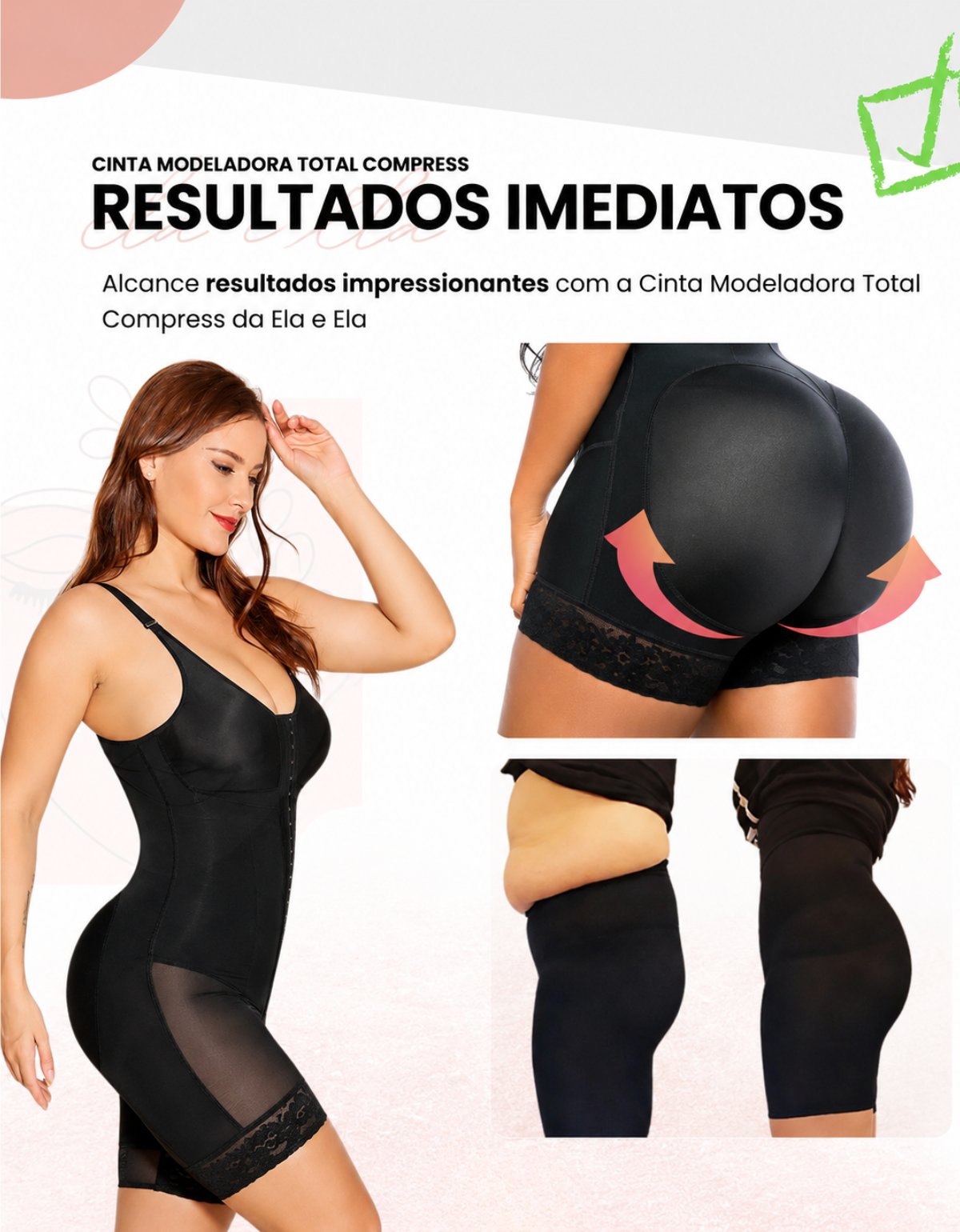 Cinta Modeladora de Alta Compreesão Total Compress