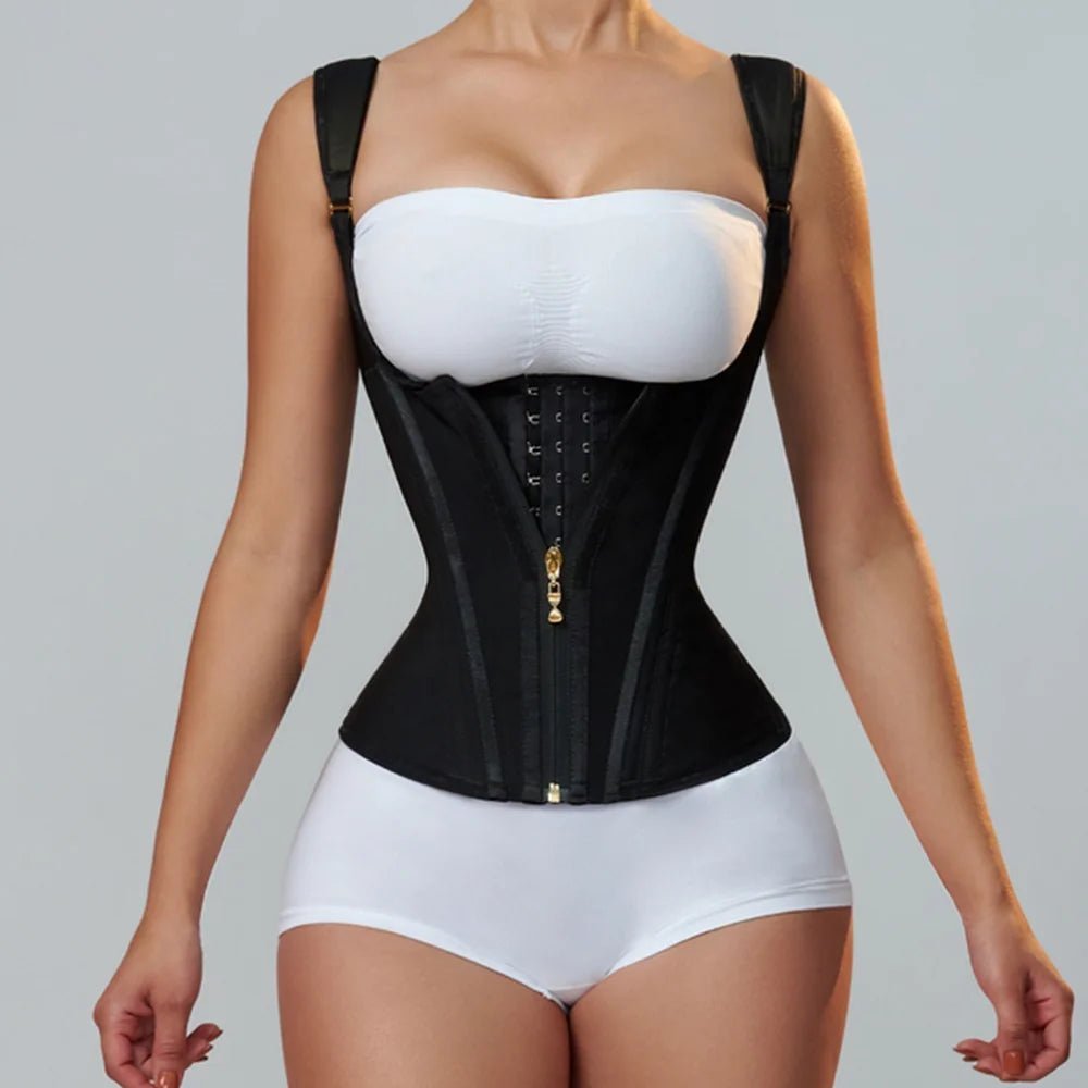 Colete Espartilho Modelador Alta Compressão 3 Níveis com Zíper Eva Belt - Ela e Ela - Cintas Modeladoras