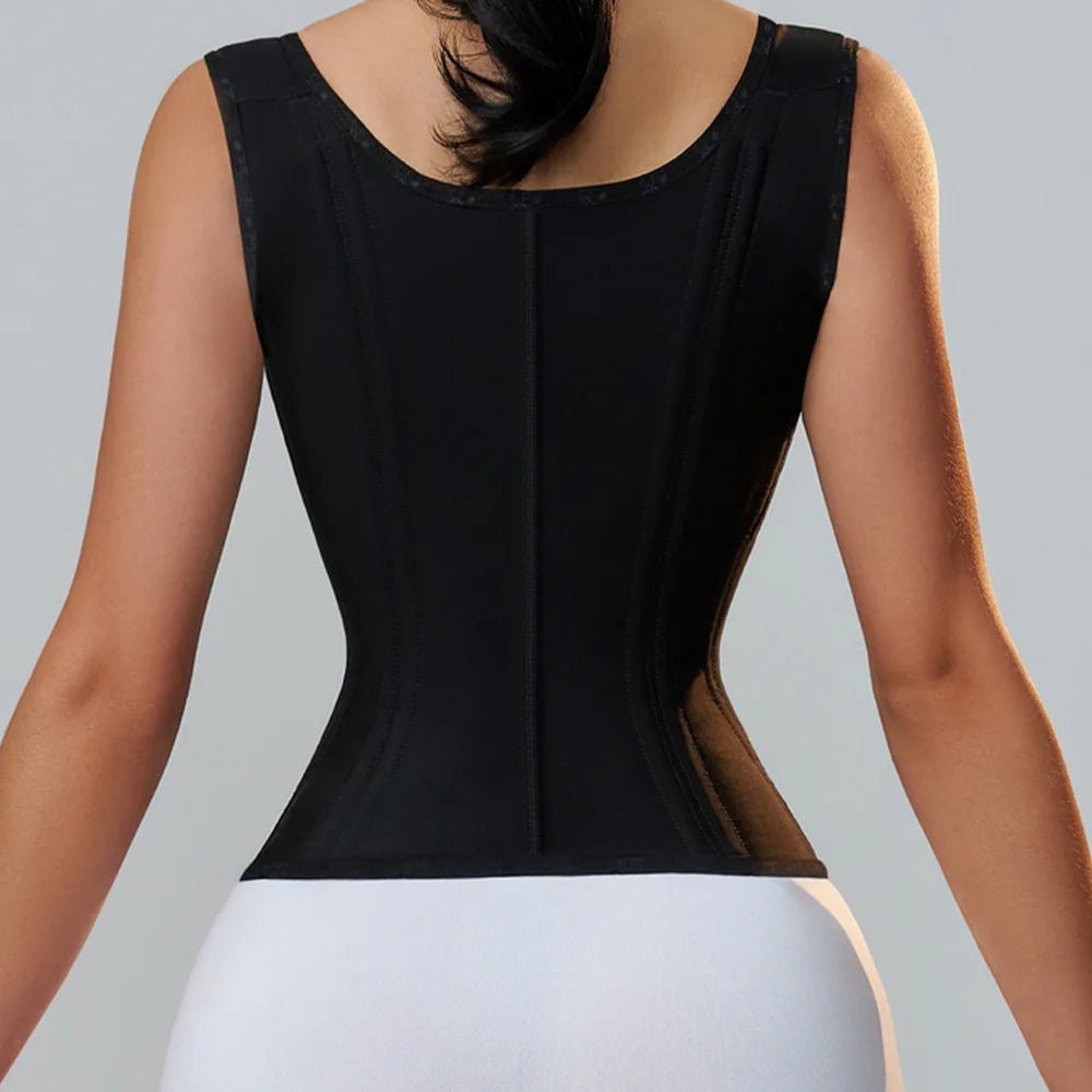 Colete Espartilho Modelador Alta Compressão 3 Níveis com Zíper Eva Belt - Ela e Ela - Cintas Modeladoras