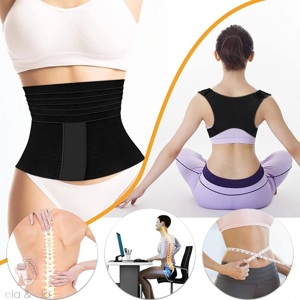 Fita Modeladora de Cintura TotalCompress - Ela e Ela - Cintas Modeladoras