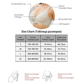 Sutiã Comfort Plus Sem Costura com Corte a Laser e Bojo Removível - Ela e Ela - Cintas Modeladoras